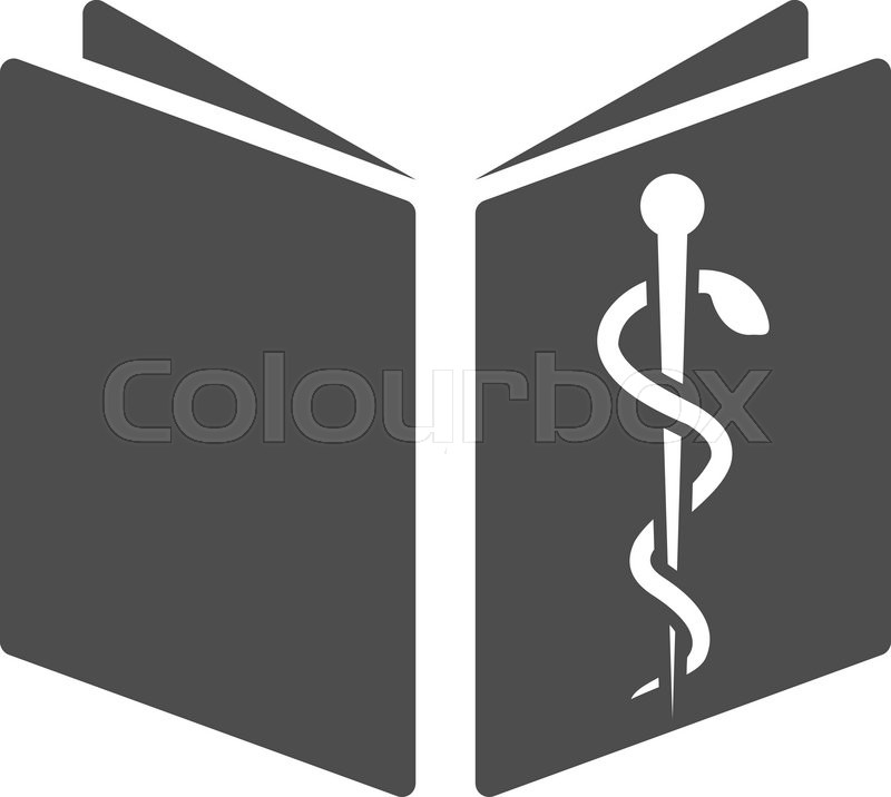 800x716 Drug Handbook Vector Icon Style Is Stock Vector Colourbox
