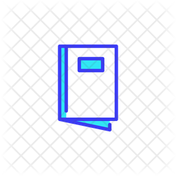 256x256 Handbook Icon Of Colored Outline Style