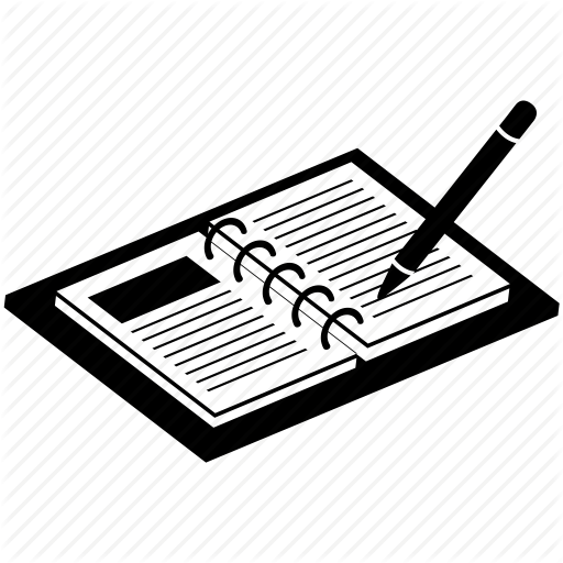 512x512 Book, Draw, Handbook, Homework, Notebook, Pen, Profile Icon