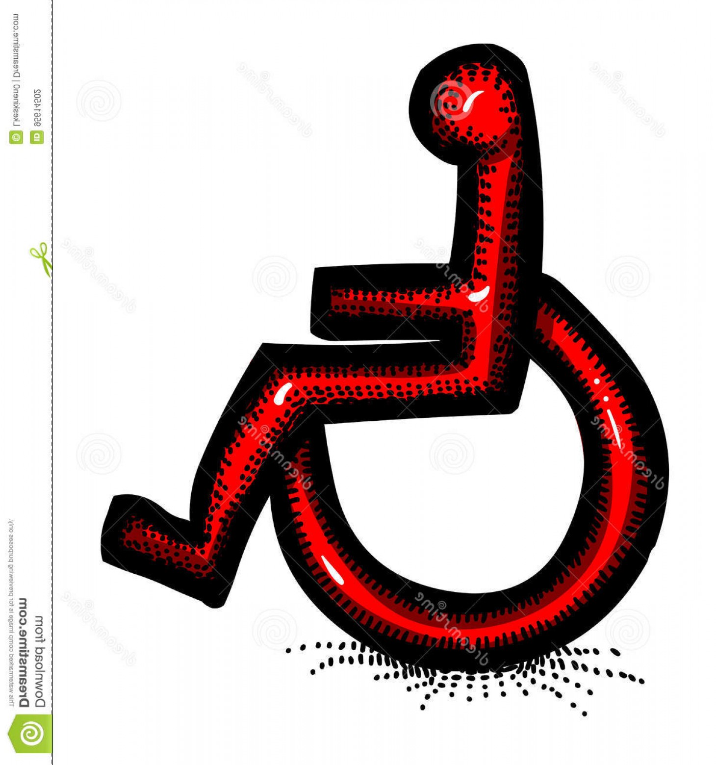 1460x1560 Stock Illustration Cartoon Image Handicap Icon Accessibility