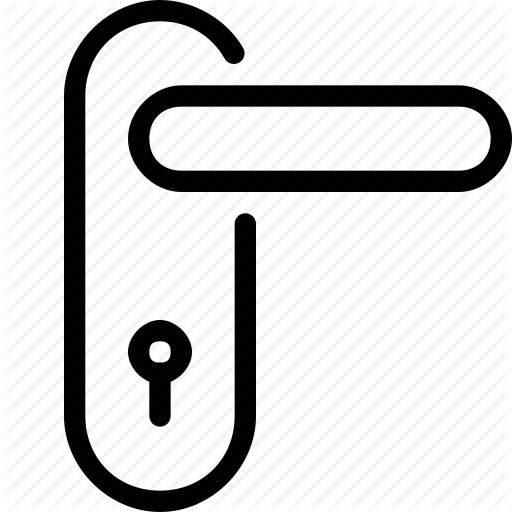 512x512 Door, Handle, Lock Icon