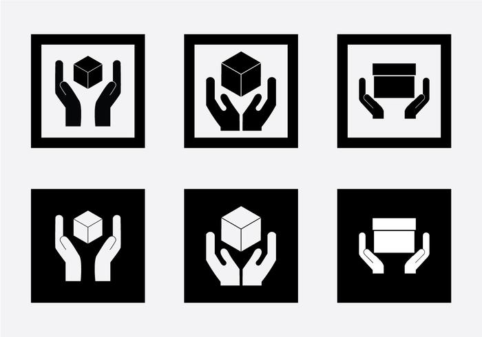 700x490 Free Handle With Care Sticker Vector Icon