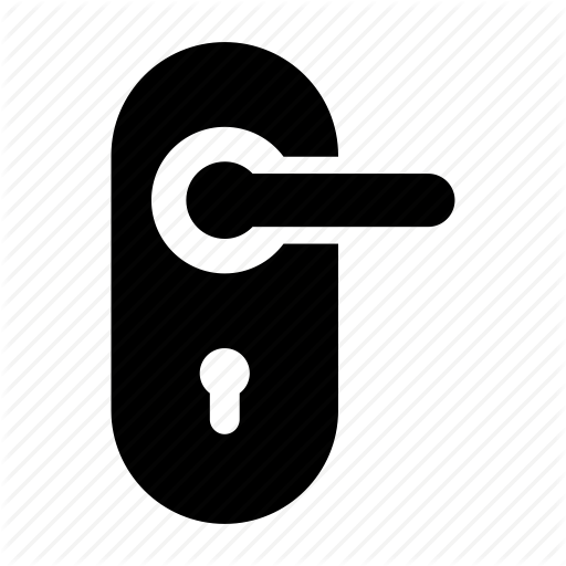 512x512 Door, Door Handle, Door Knob, Hotel Icon