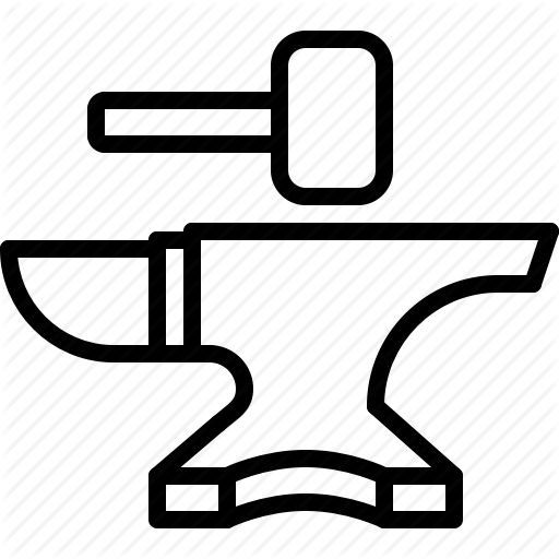512x512 Anvil, Artisan, Blacksmith, Craft, Hammer, Handmade, Workshop Icon