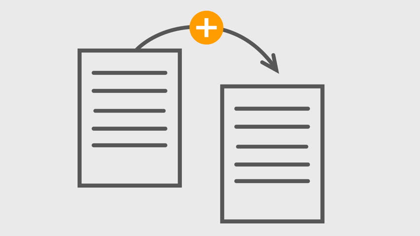 852x480 Handout Icon Stock Video Footage