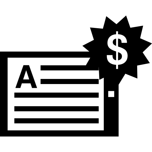 512x512 Handout With Dollars Price Tag Icons Free Download