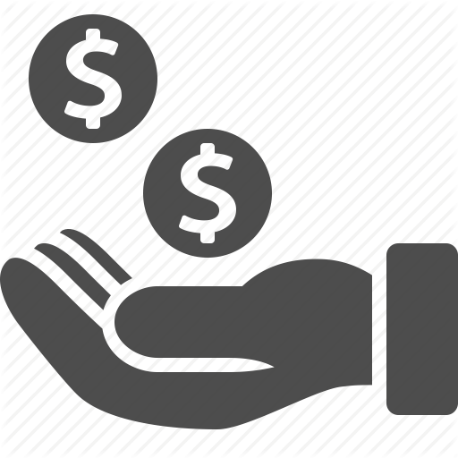 512x512 Coin, Donation, Finance, Hand, Handout, Loan, Money Icon