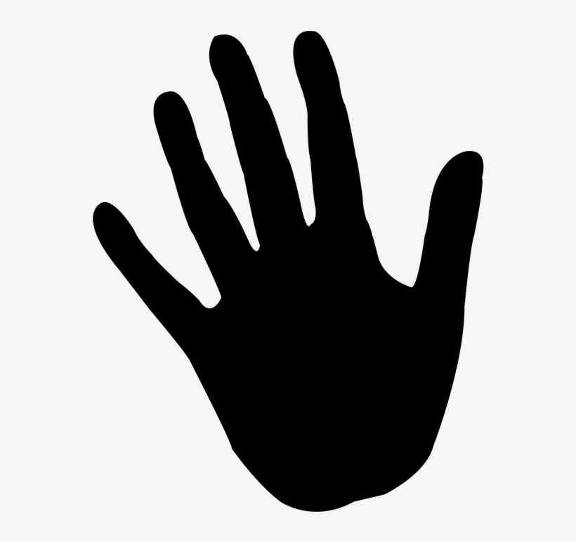 820x772 Hand, Reprint, Icon, Silhouette, Handprint, Color
