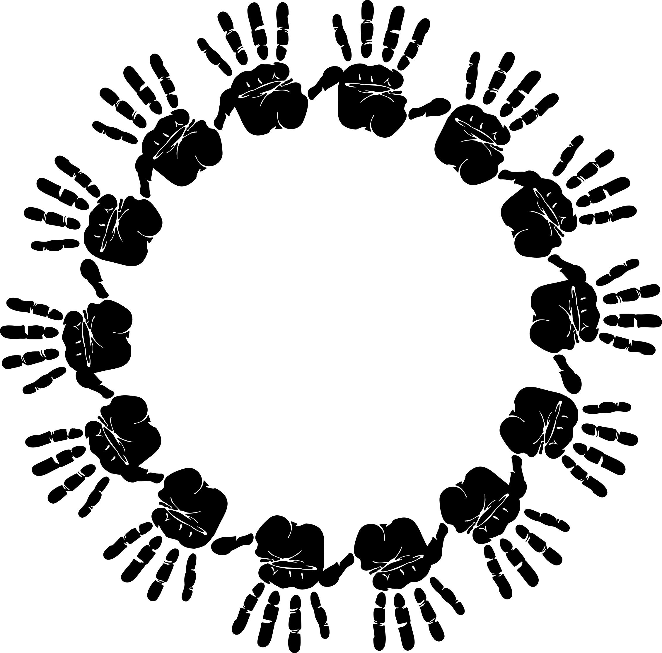 2260x2230 Handprint Circle Icons Png