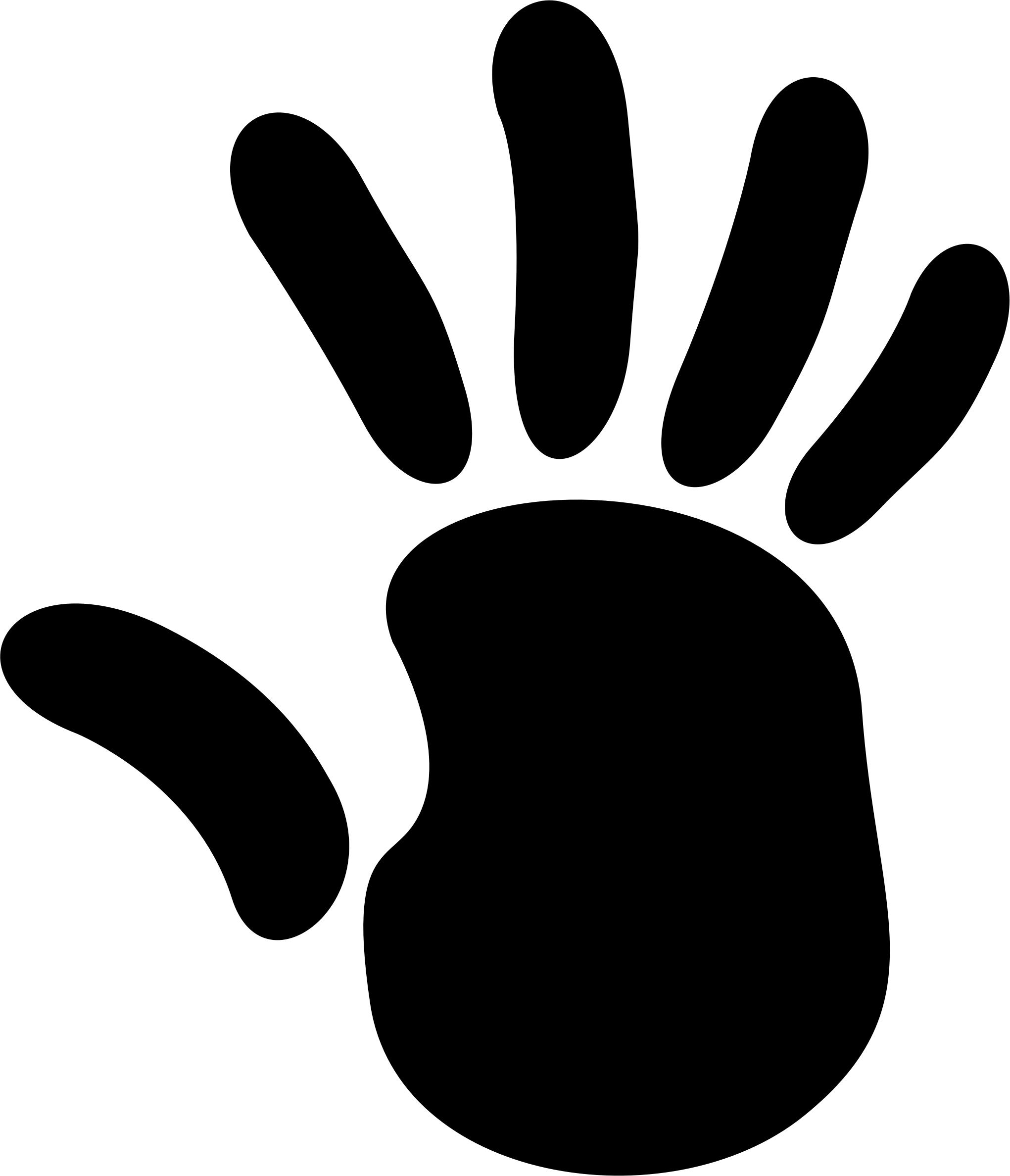 illustrator handprint symbol download