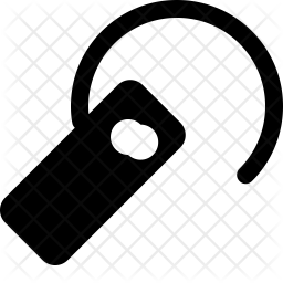 256x256 Handsfree Icon Of Glyph Style