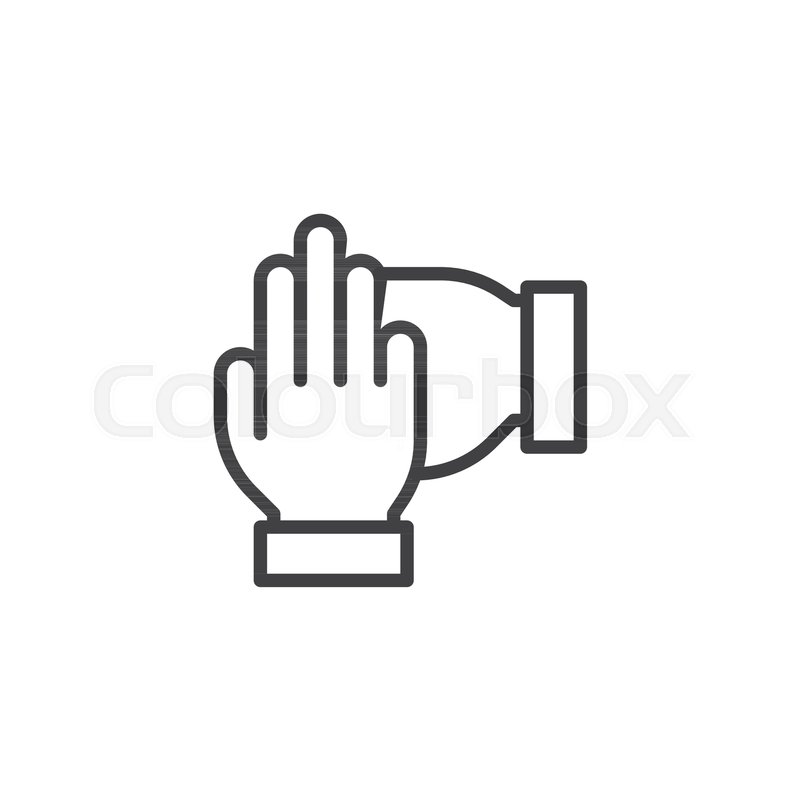 Hands Together Team Work Outline Icon Stock Vector Colourbox 800x800 Hands Together Team Work Outline Icon Stock Vector Colourbox