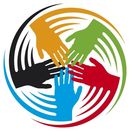 Teamwork Hands Icon Together Icon, Hands Connecting Symbol, People 444x450 Teamwork Hands Icon Together Icon, Hands Connecting Symbol, People