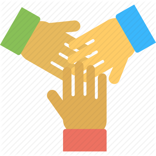 Cooperation, Hand Together, Overlapping Hands, Teamwork, Three 512x512 Cooperation, Hand Together, Overlapping Hands, Teamwork, Three