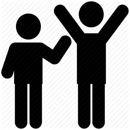 512x512 Arrest, Crime, Hands Up, People, Surrender, Under Arrest Icon