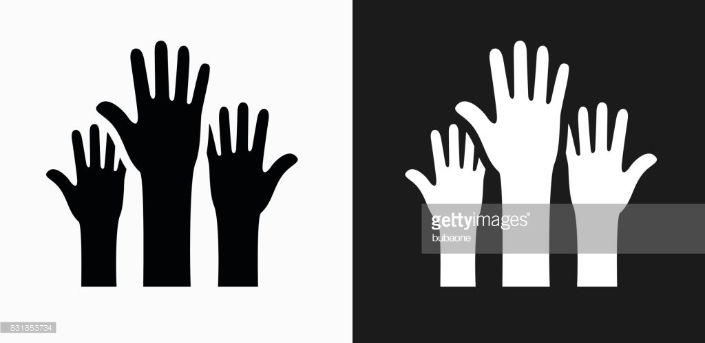1024x499 Raised Hand Icon