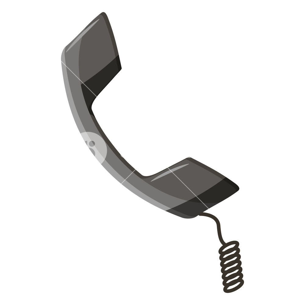 Handset Icon In Cartoon Style Isolated On White Background Phone 1000x1000 Handset Icon In Cartoon Style Isolated On White Background Phone