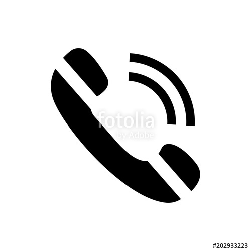 Phone Icon In Trendy Flat Style Isolated On White Background 500x500 Phone Icon In Trendy Flat Style Isolated On White Background