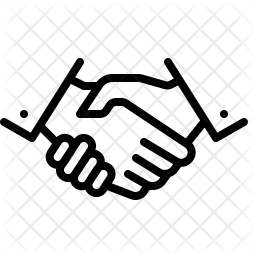 Handshake Icon Of Line Style 256x256 Handshake Icon Of Line Style
