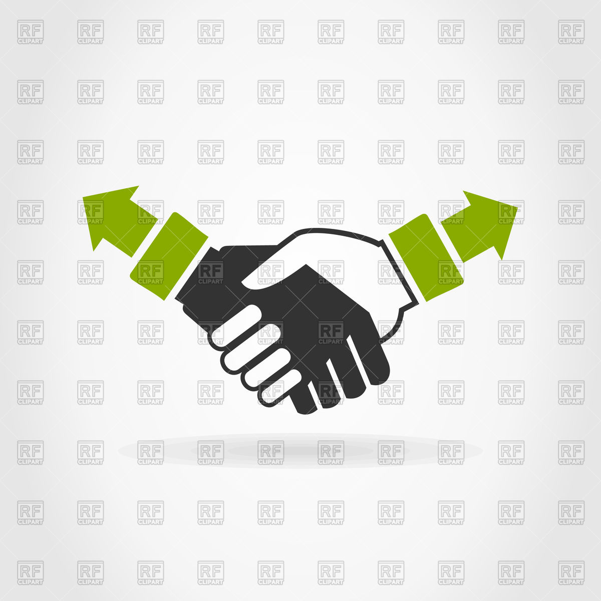 Handshake Icon With Arrows Vector Image Of Business, Finance 1200x1200 Handshake Icon With Arrows Vector Image Of Business, Finance