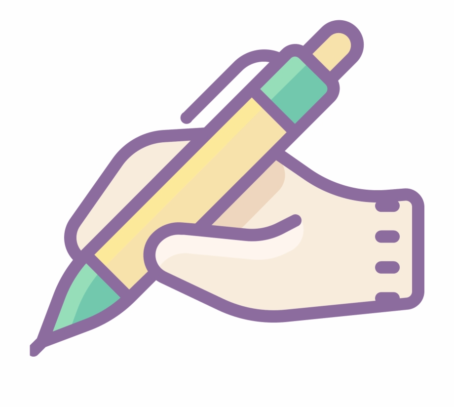 920x824 Hand With Pen Icon