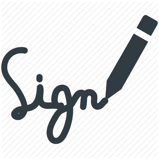 512x512 Deal, Handwriting, Pen, Sign, Signature Icon