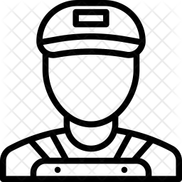 256x256 Handyman Icon Of Line Style