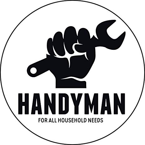 466x466 Simple Handyman Tools Cartoon Silhouette Icon Vinyl