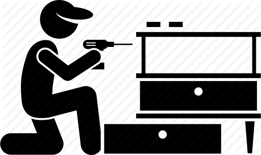 512x304 Assemble, Assembling, Furniture, Handyman, Service, Serviceman Icon