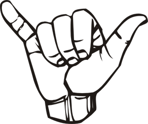 300x253 Sign Language Y Hang Loose Png, Clip Art For Web