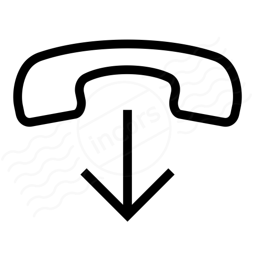 512x512 Iconexperience I Collection Phone Hang Up Icon