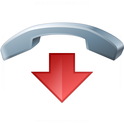 512x512 Iconexperience V Collection Phone Hang Up Icon