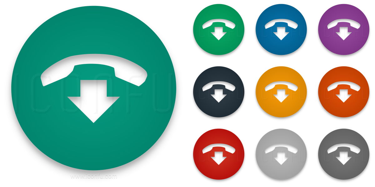 1200x600 Phone Hang Up Icon