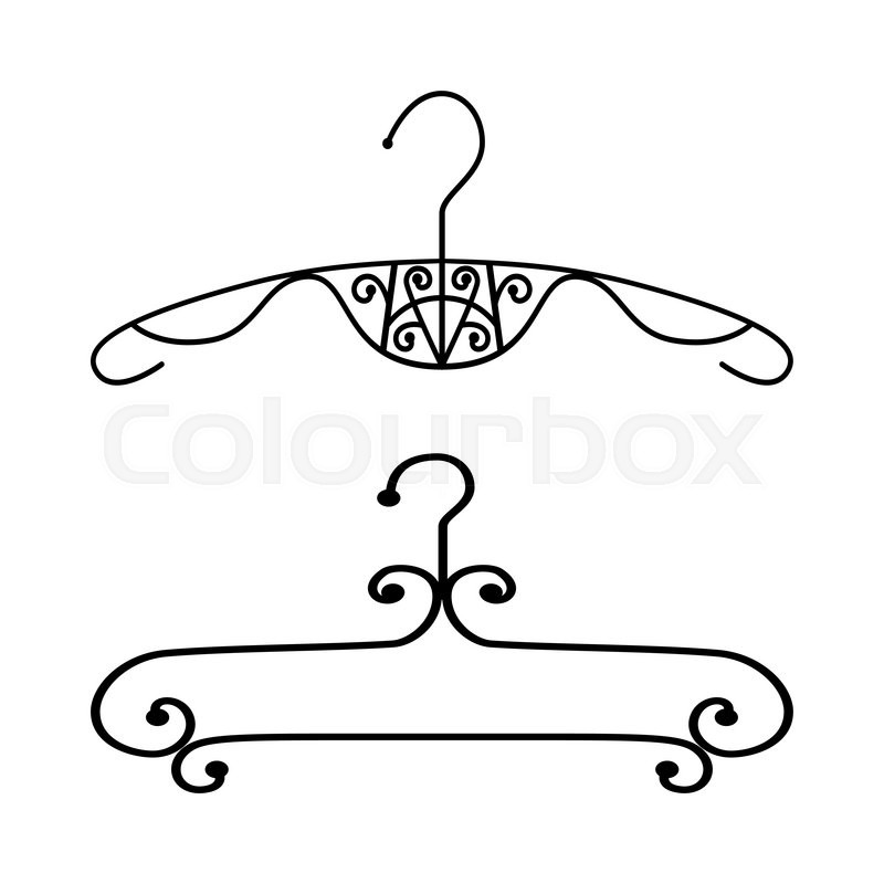 800x800 Icon Clothing Hanger, Accessories For Stock Vector Colourbox