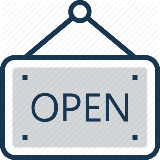 512x512 Hanging Sign, Open, Open Shop, Open Signboard, Shop Sign Icon