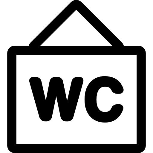 512x512 Toilet Hanging Sign Icons Free Download