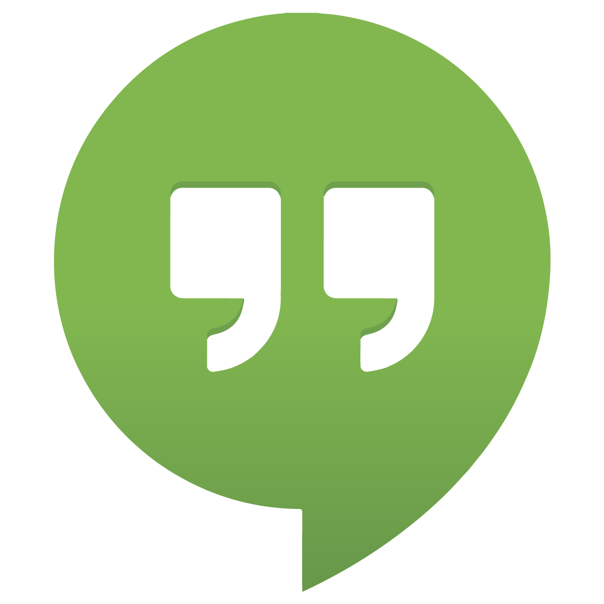 1200x1200 Google Hangouts Logo Icon Vector Free Vector Silhouette Graphics