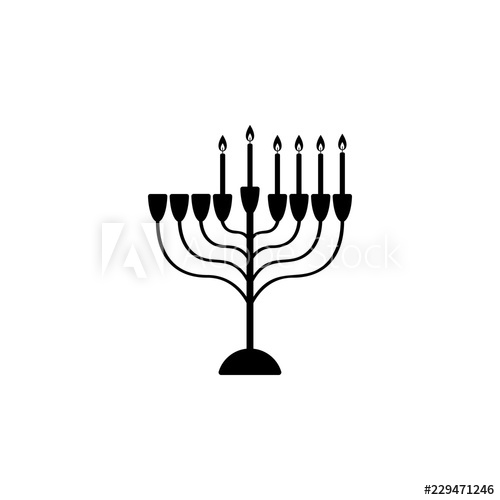 500x500 Fifth Night Of Chanukah Icon Element Of Hanukkah Icon For Mobile
