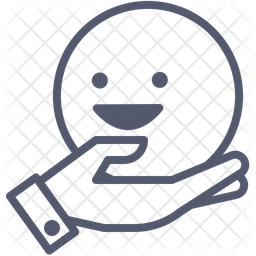 256x256 Happiness Icon Of Line Style