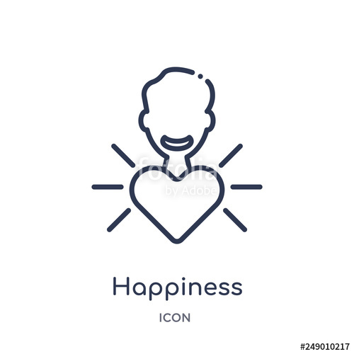 500x500 Happiness Icon From Startup Stategy And Success Outline Collection