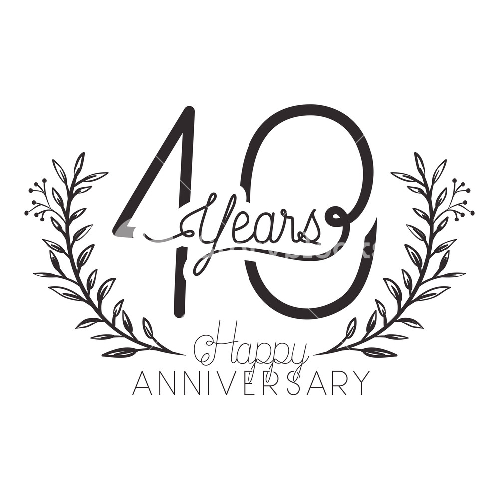 Number For Anniversary Celebration Card Icon Vector 1000x1000 Number For Anniversary Celebration Card Icon Vector