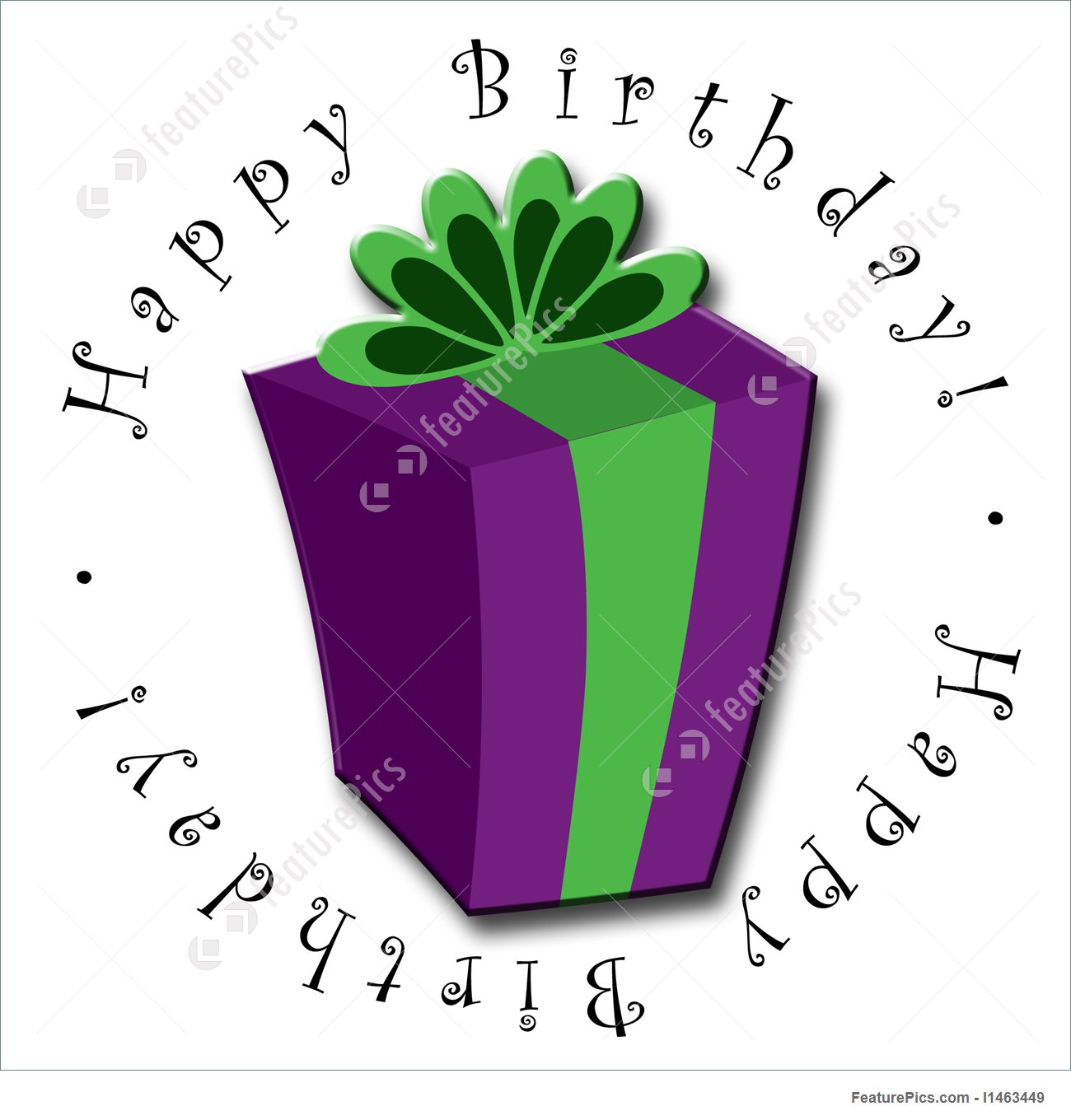 1300x1360 Illustration Of Happy Birthday Present