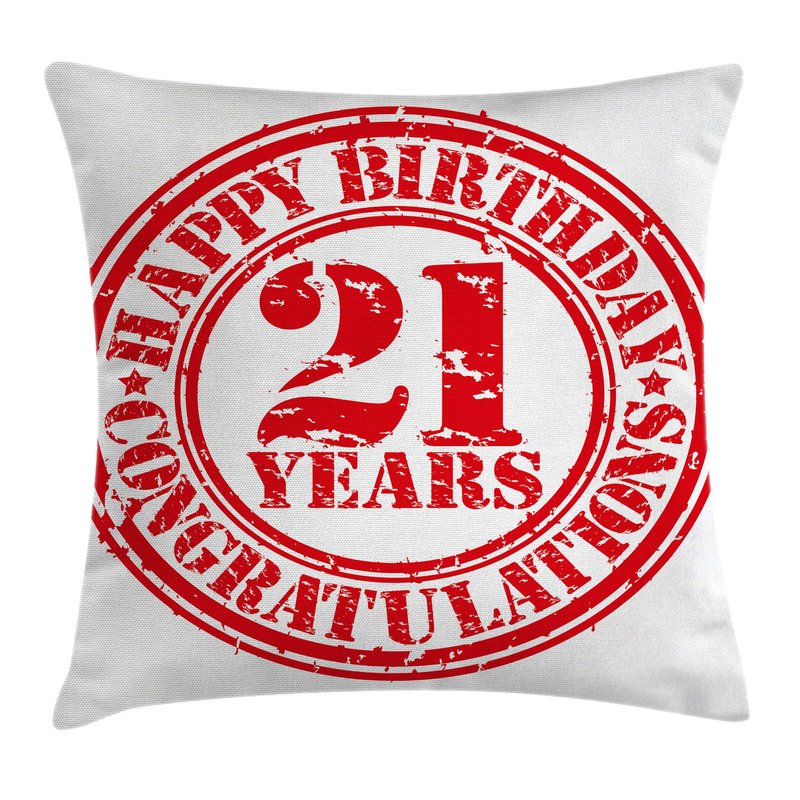 800x800 Ambesonne Happy Birthday Icon Pillow Cover Wayfair