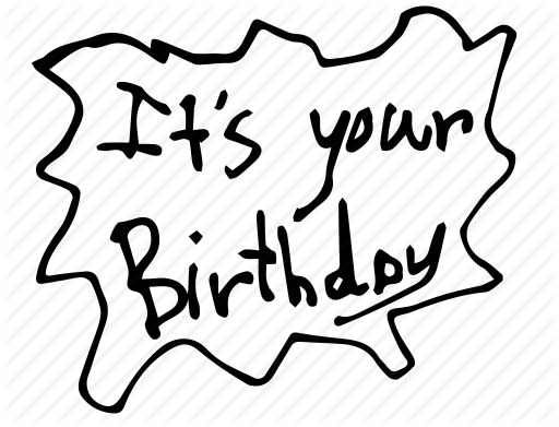 512x391 Banner, Birthday Banner, Birthday Message, Call Out, Happy