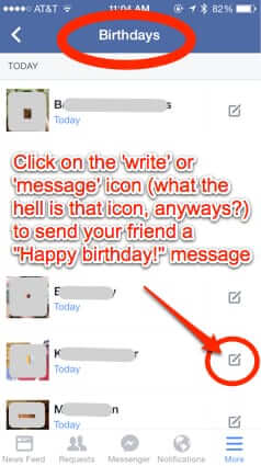 238x425 How To Find Birthdays In The Facebook Mobile App