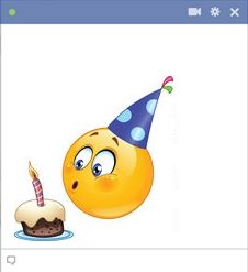 226x247 Birthday Smiley For Facebook Chat My Special Emojis Birthday