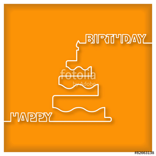 Happy Birthday Icon With Cake Stock Image And Royalty Free Vector 500x500 Happy Birthday Icon With Cake Stock Image And Royalty Free Vector
