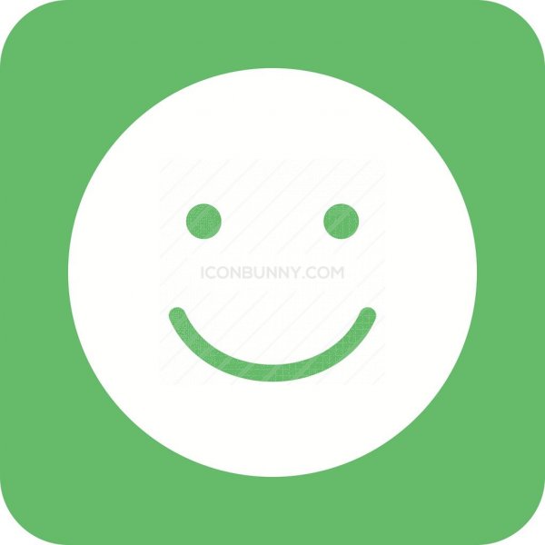 600x600 Happy Customer Flat Round Corner Icon