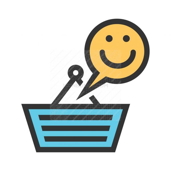 600x600 Happy Customer Line Filled Icon