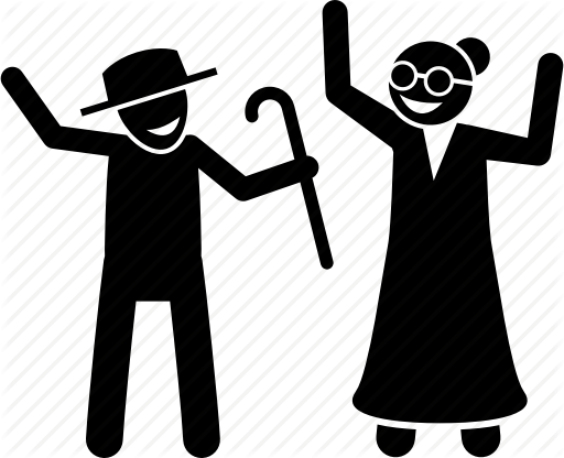 512x416 Couple, Dance, Dancing, Happy, Man, Old, Woman Icon